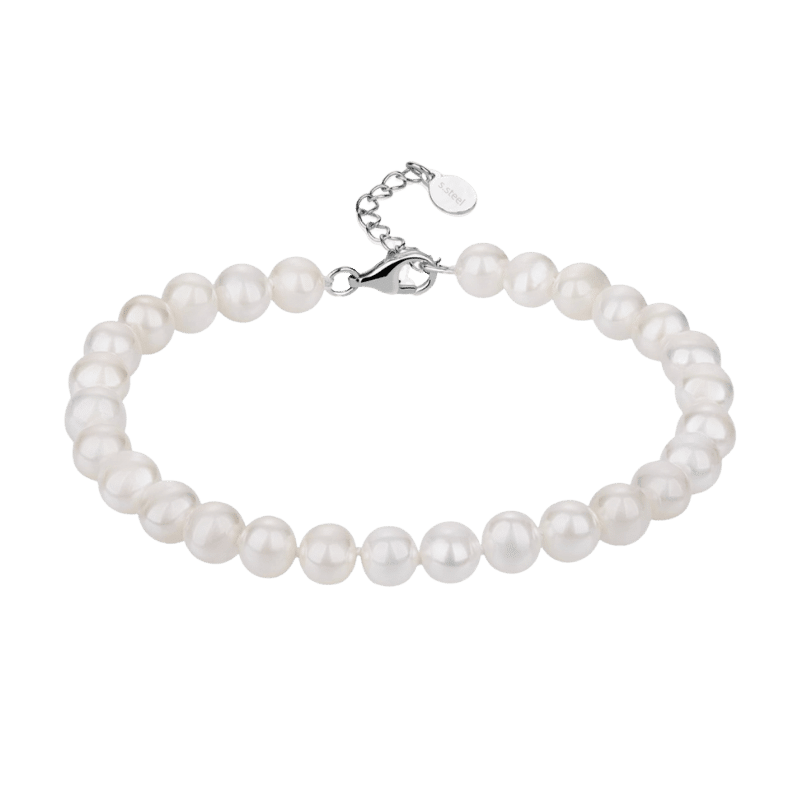 Shell Pearl Adjustable Bracelet (Pearl)