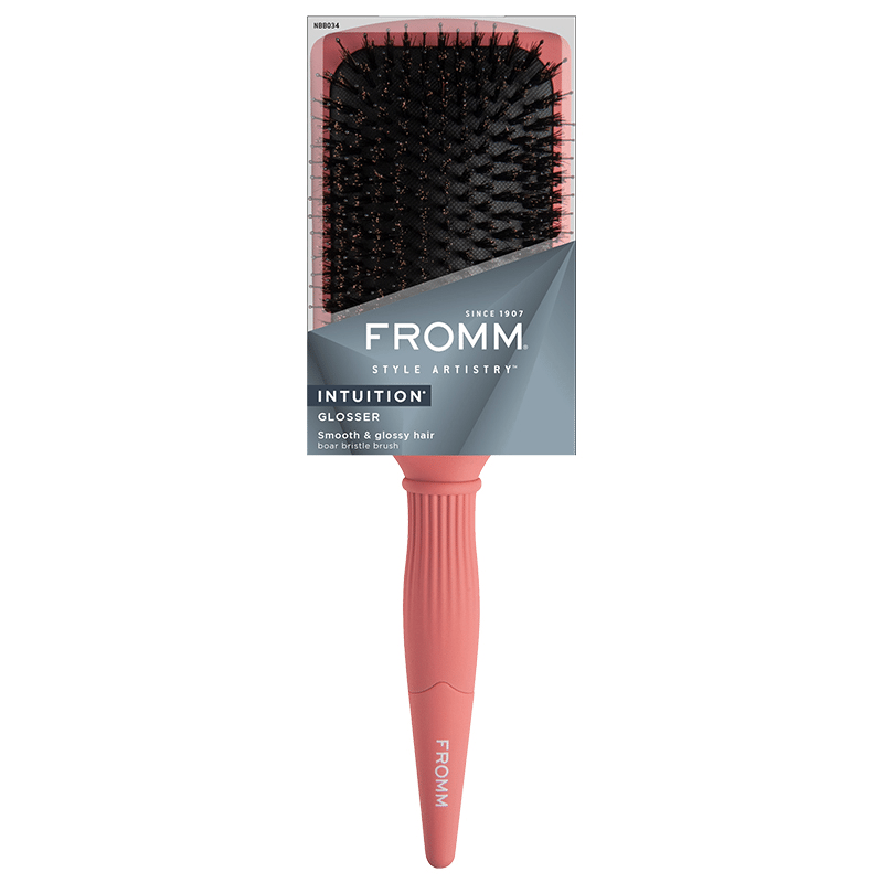 Glosser Boar Bristle Brush - Pink