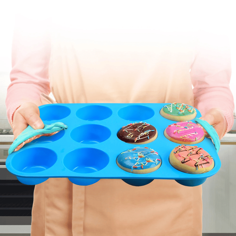 Silicone Muffin Pans (3 Pack)