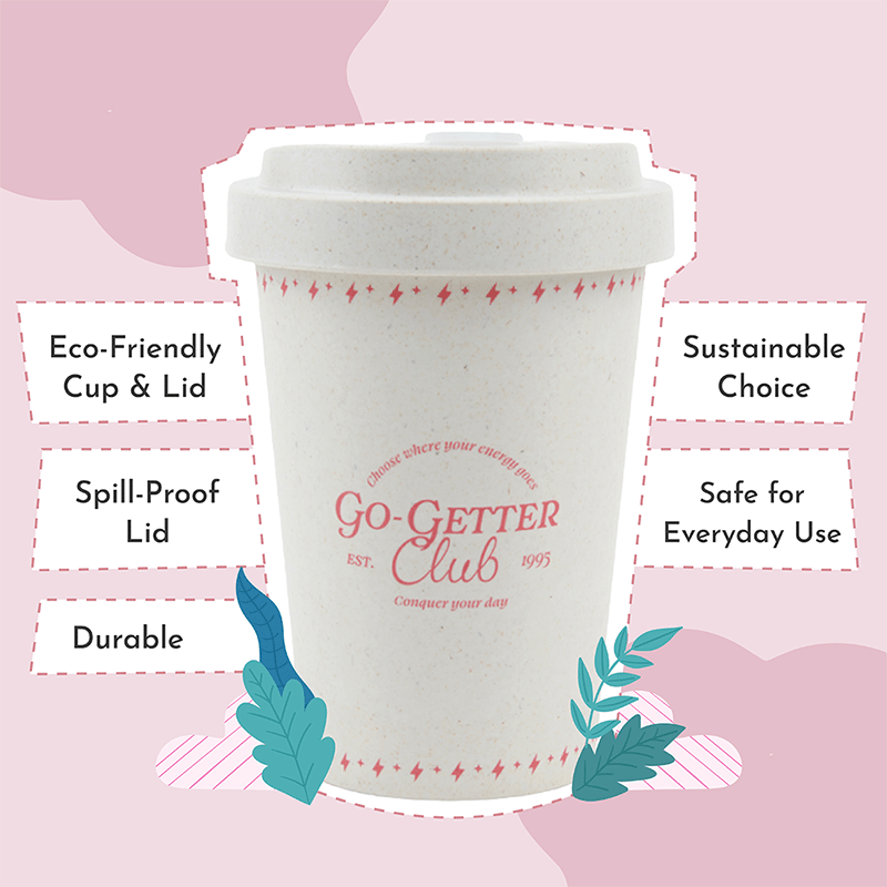 Go-Getter Club Eco-Friendly Coffee Cup