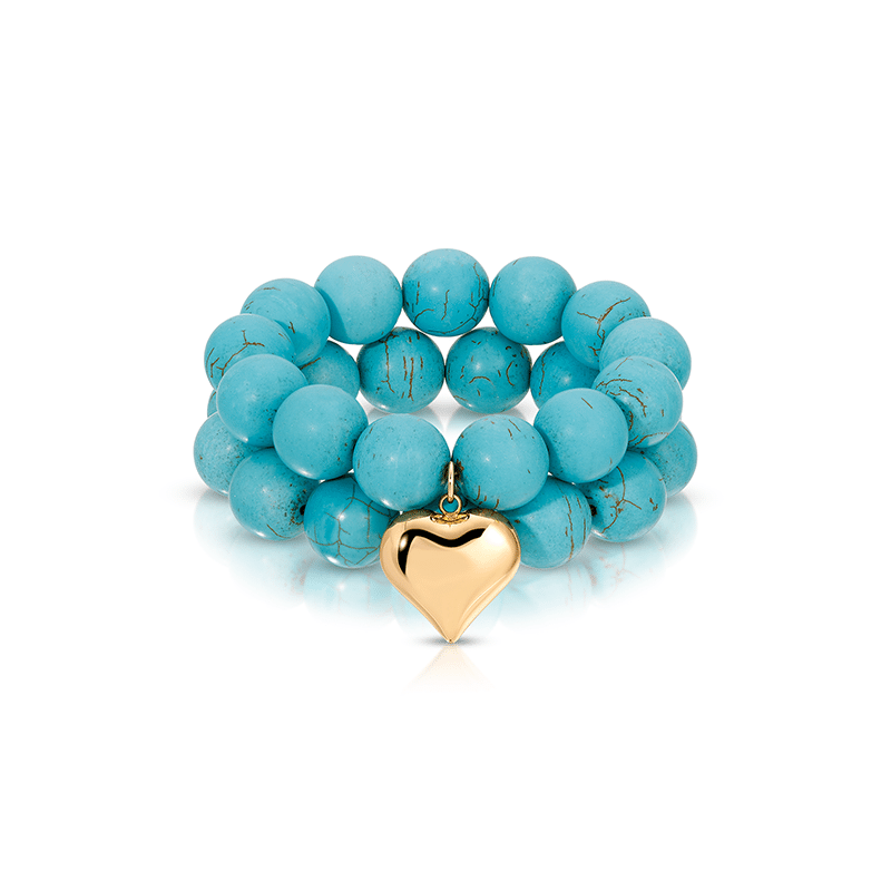 Luck and Love Turquoise Bracelet Set