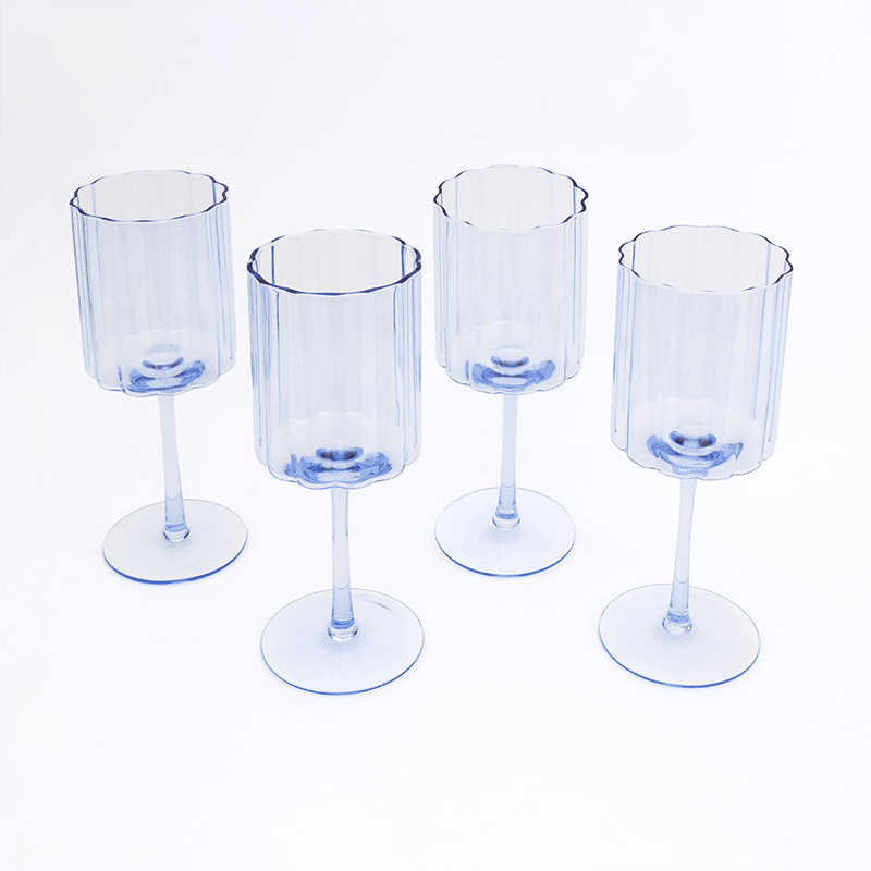 Scalloped Rim Glasses (Set of 8)