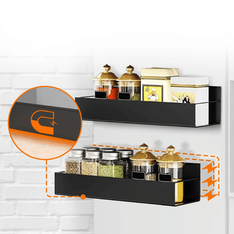 Magnetic Shelf Storage Organizer (2 Pack)