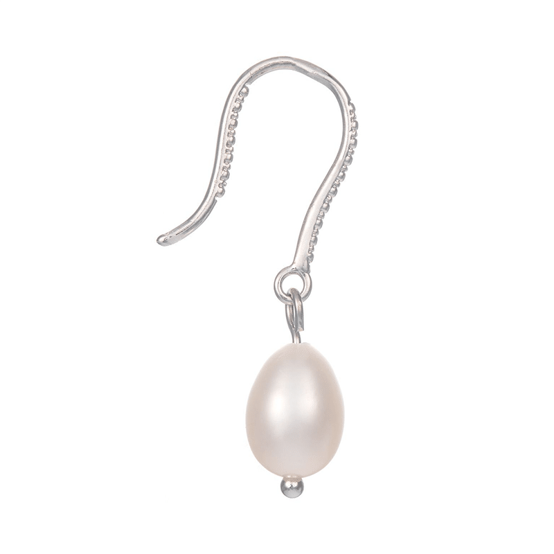 Brigitte Classic Pearl Earrings (Pearl)
