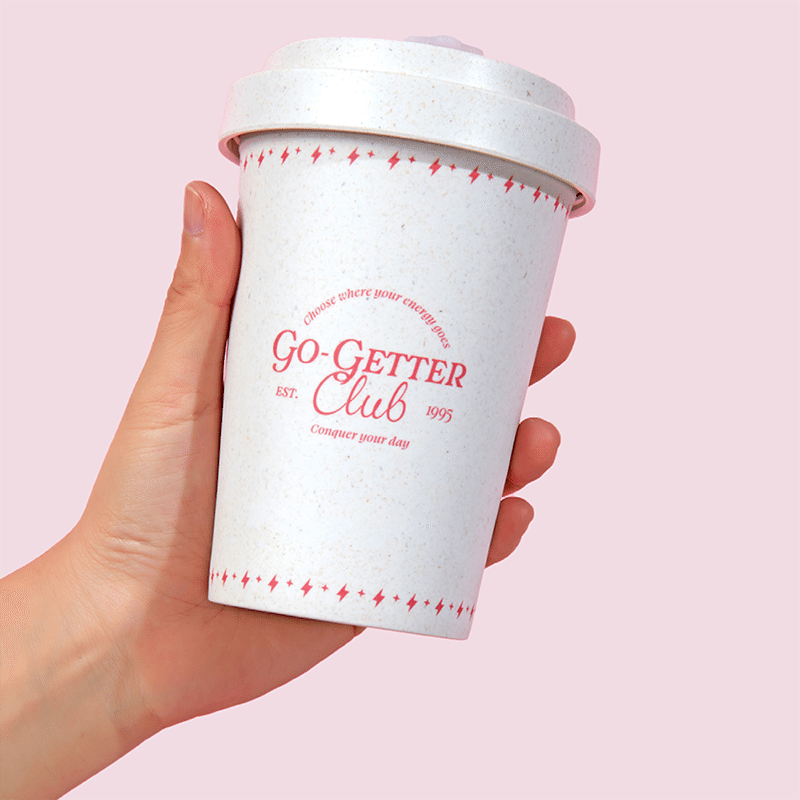 Go-Getter Club Eco-Friendly Coffee Cup