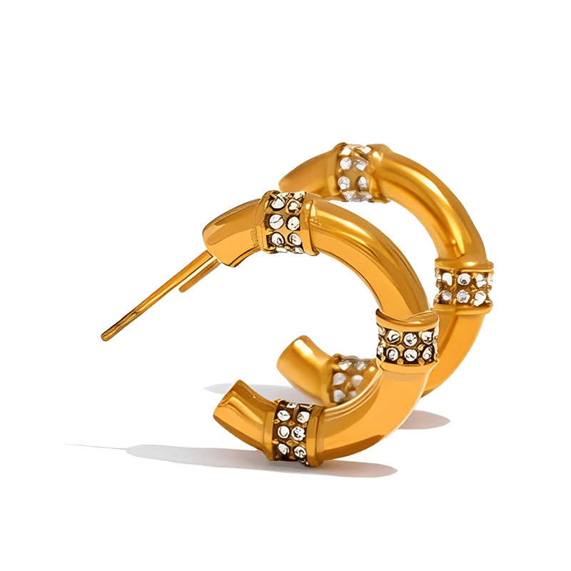 Stainless Steel Laila Hoops