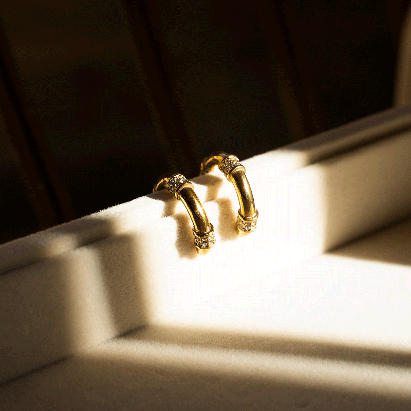 Stainless Steel Laila Hoops