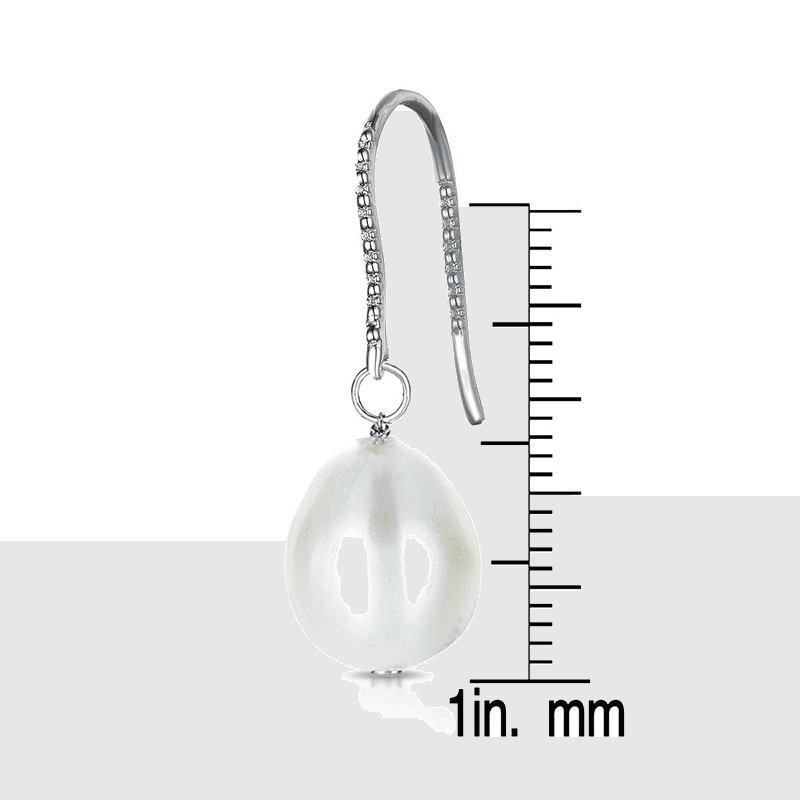 Brigitte Classic Pearl Earrings (Pearl)