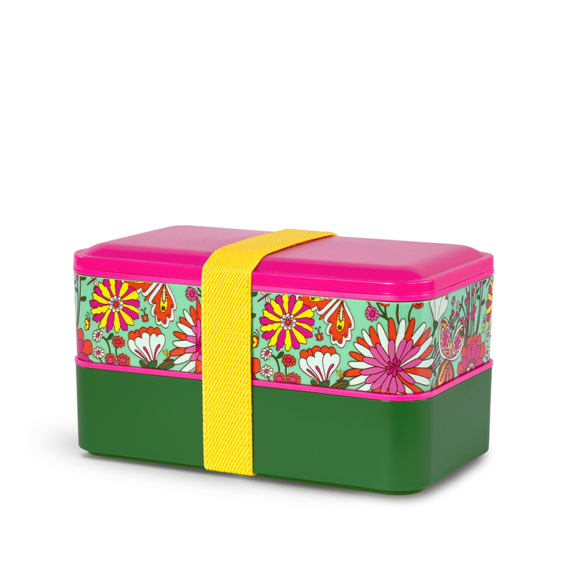 What's For Lunch? Stacking Lunch Box Set, Magic Garden Mint