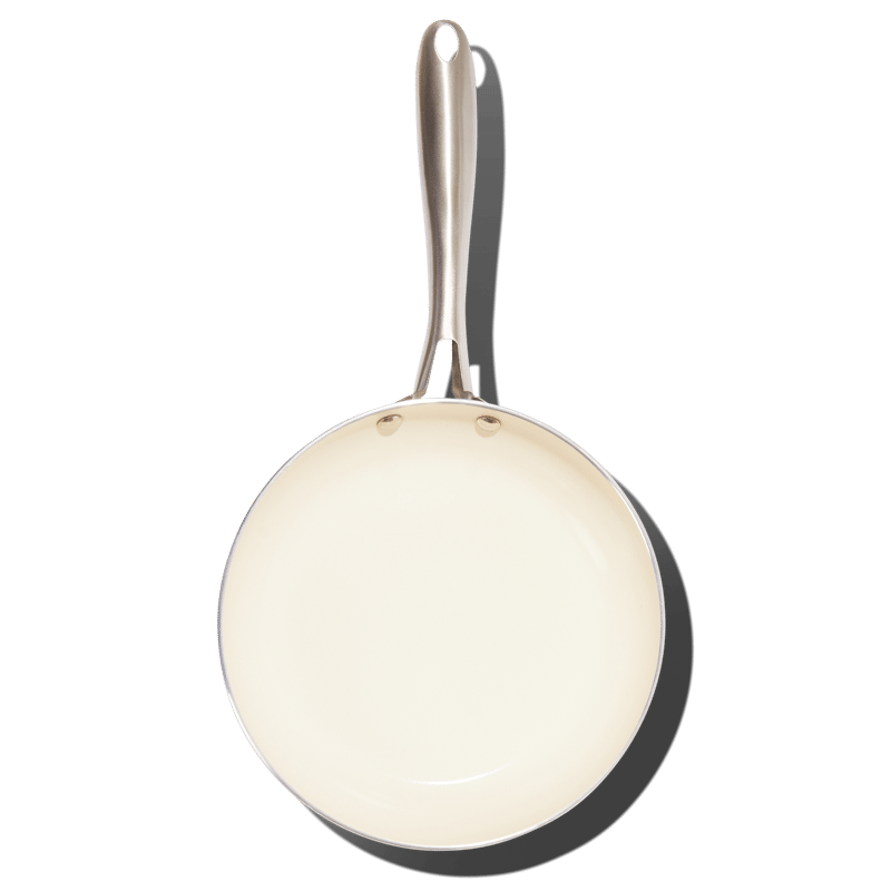 8" Frying Pan in Cream