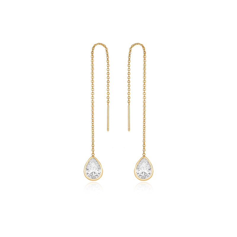 Barely There Crystal Dangle Earrings