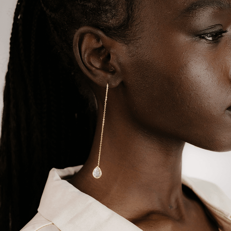 Barely There Crystal Dangle Earrings