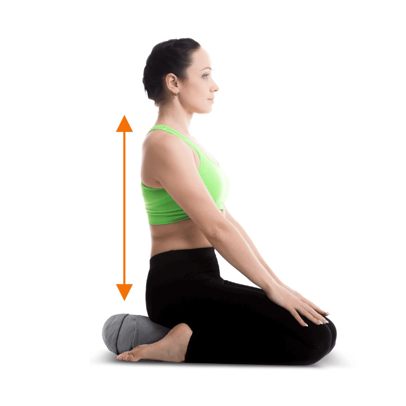 Buckwheat Yoga Floor Pillow (Grey)