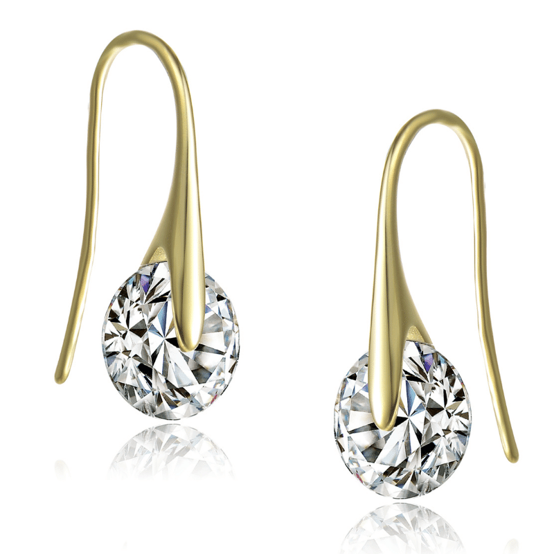 Marguerite Round Boomerang Earrings