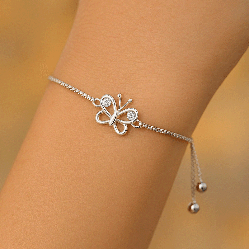 Adjustable Butterfly Bracelet
