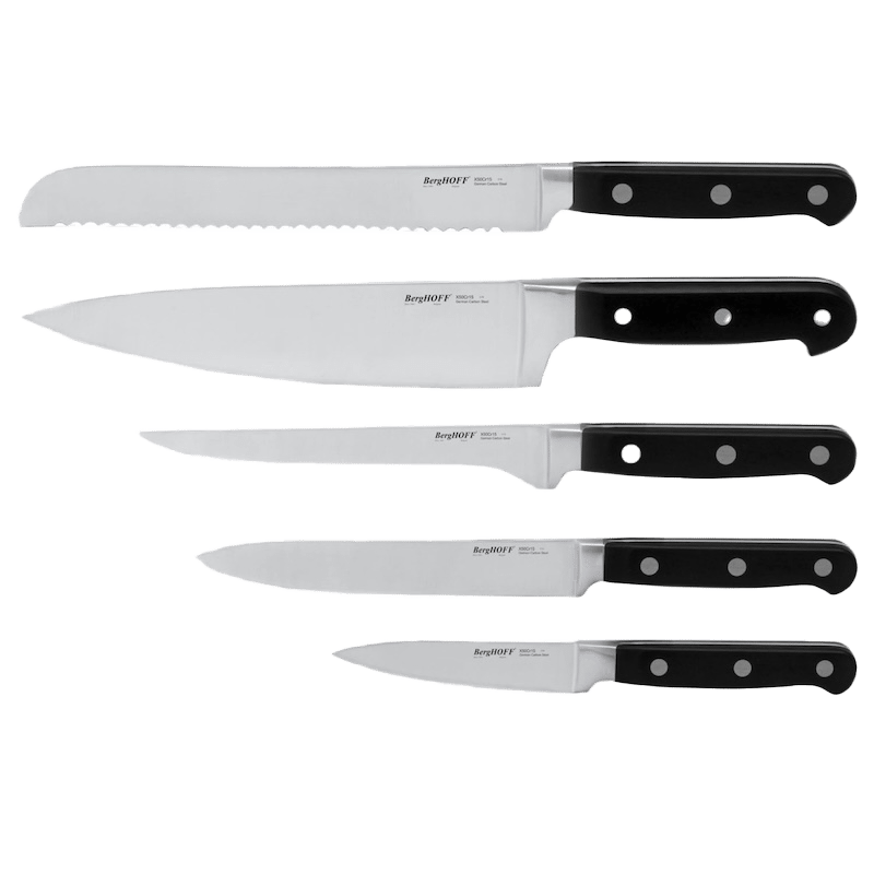 5 Piece Stainless Steel Knife Set