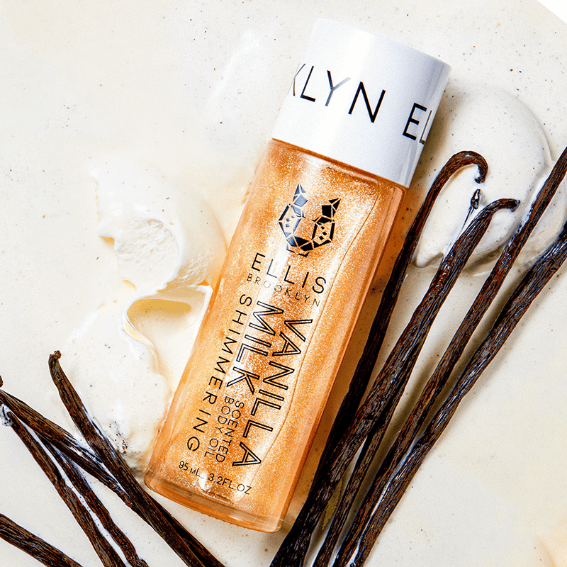 VANILLA MILK Scented Shimmer Body Oil