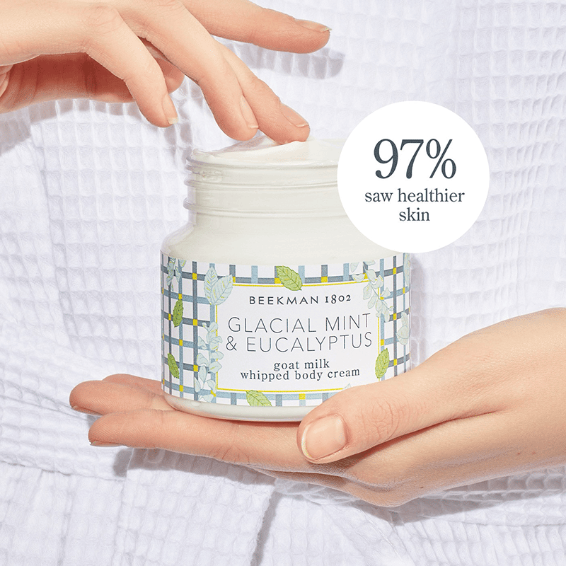 Whipped Body Cream in Glacial Mint & Eucalyptus
