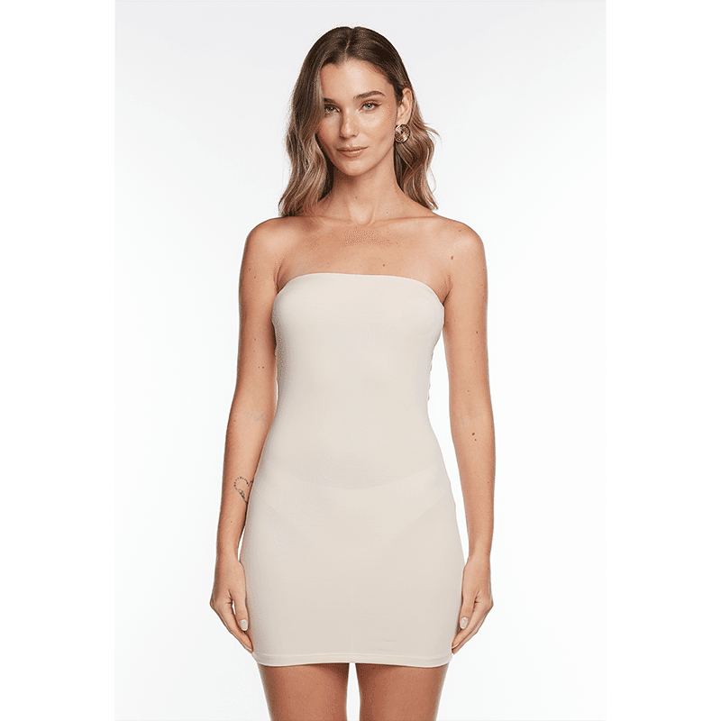 Strapless Slip Beige
