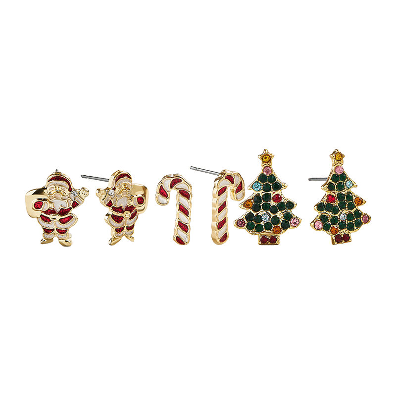 Christmas Novelty Earrings Set of 3