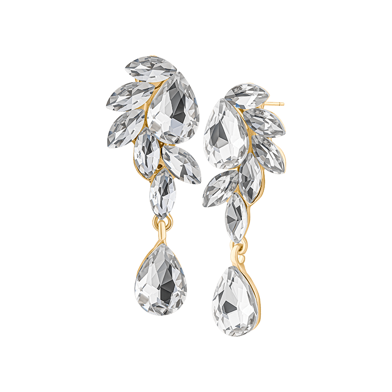 Cascading Crystal Drop Earring