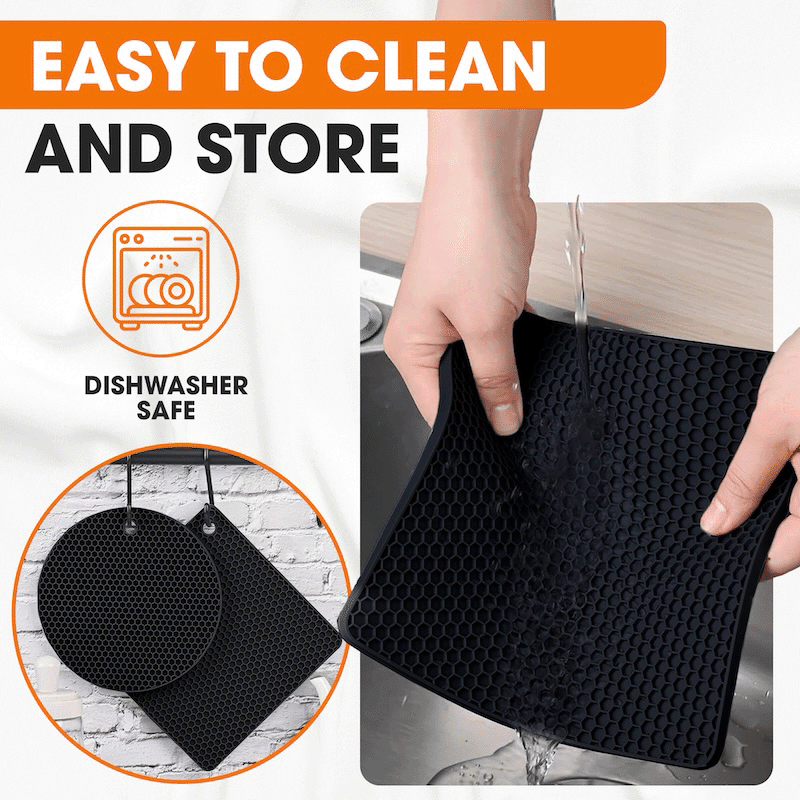 Heat Resistant Silicone Pot Holder (4 Pack)