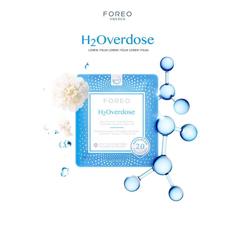 H2overdose Ultra-hydrating 2.0 Ufo Mask - 6 Pack
