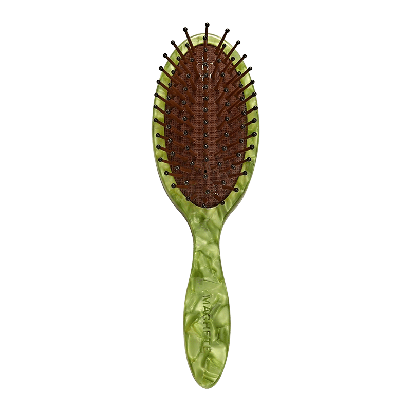 Travel Detangling Hair Brush in Pistachio