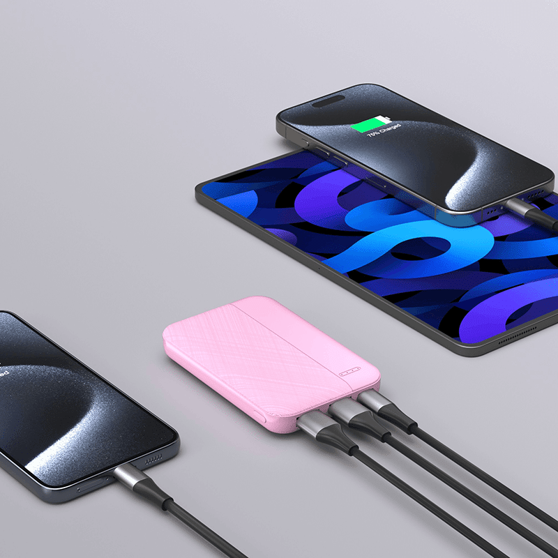 6600mAh Tri-Fold Power Bank