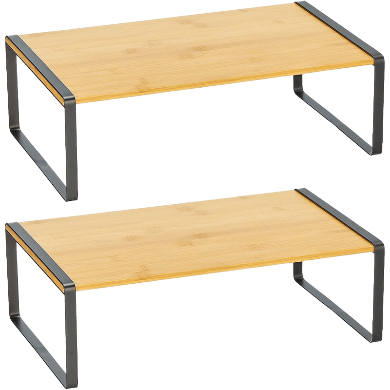 Wooden Stacking Shelves (2 Pack)