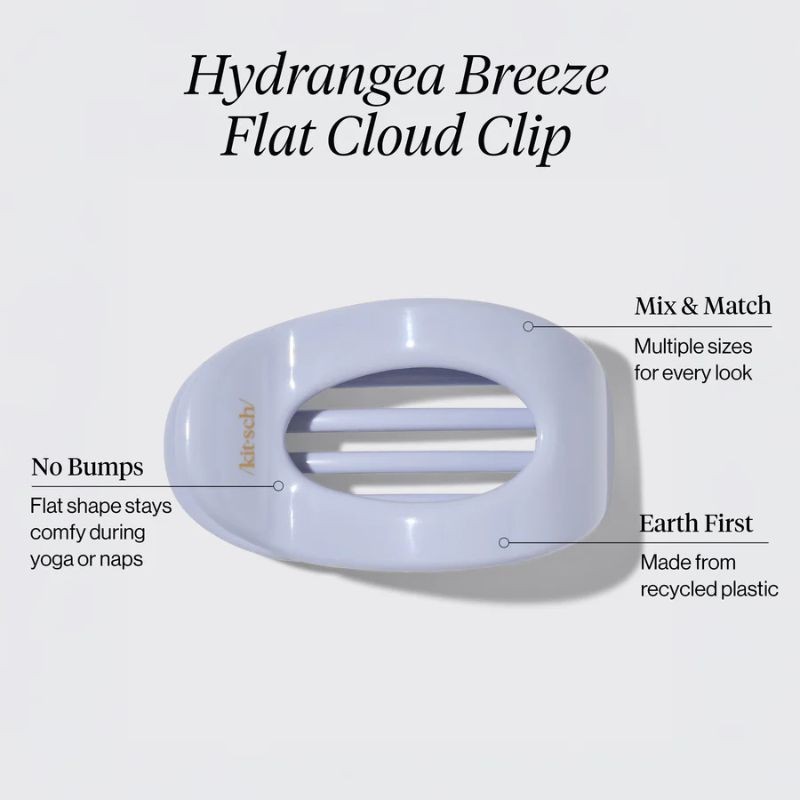 Recycled Plastic Small Flat Cloud Clip