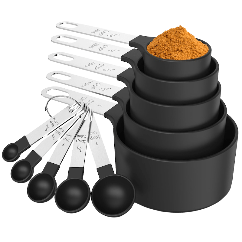 10 Piece Measuring Cup & Spoon Set