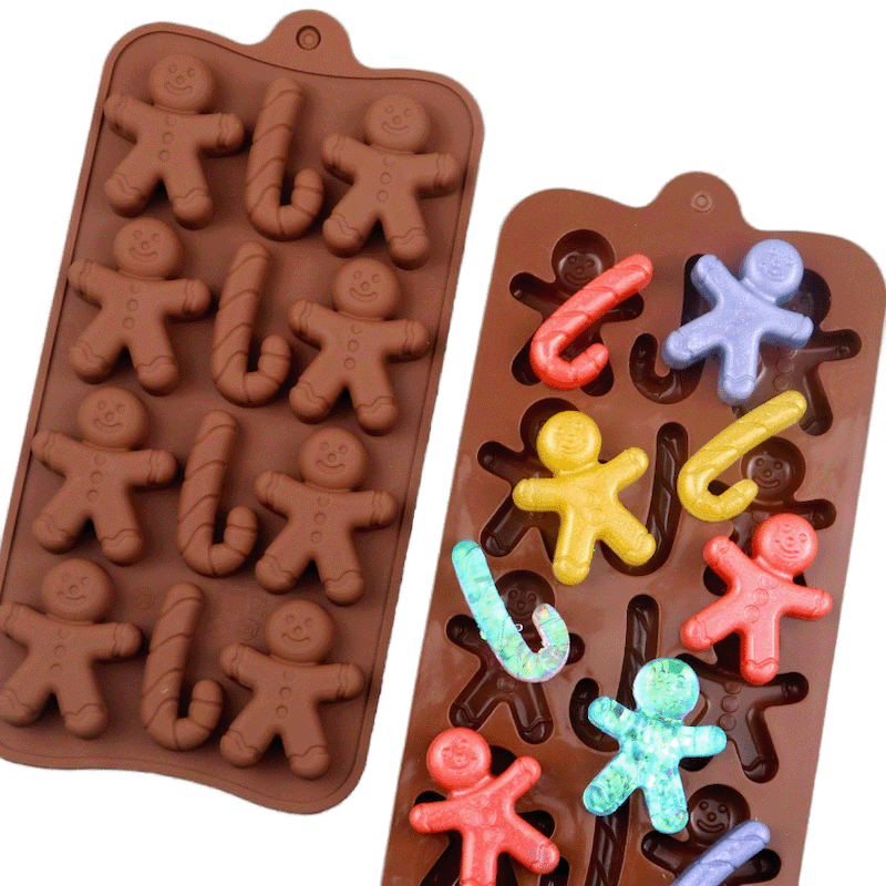 Silicone Christmas Baking Mold (2 Pack)