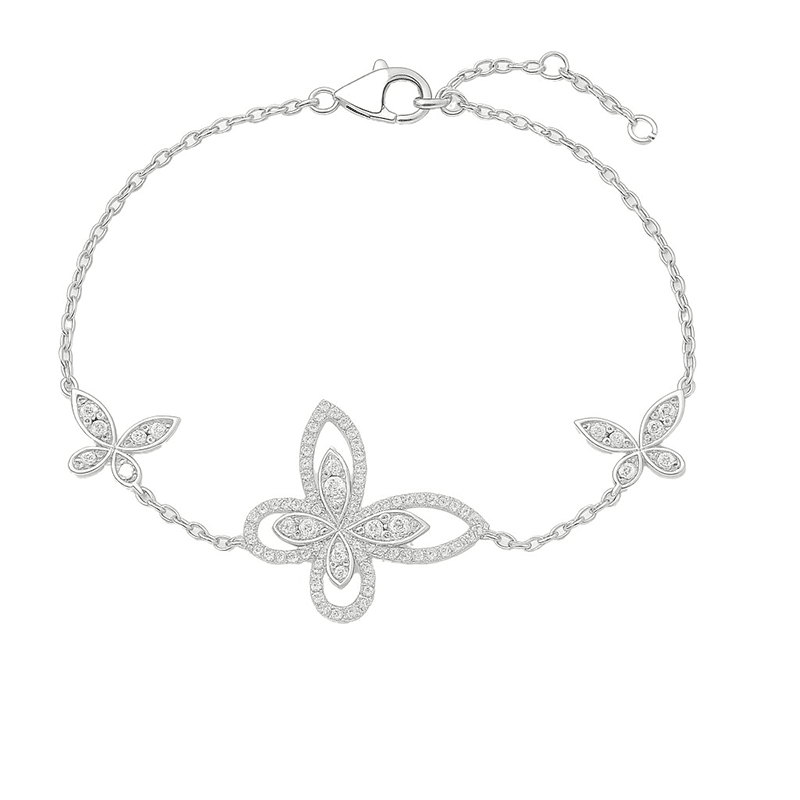 Crystal Butterfly Bracelet