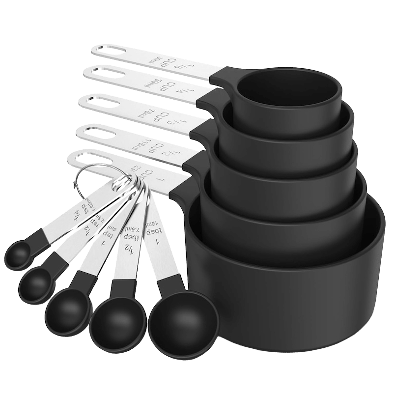 10 Piece Measuring Cup & Spoon Set