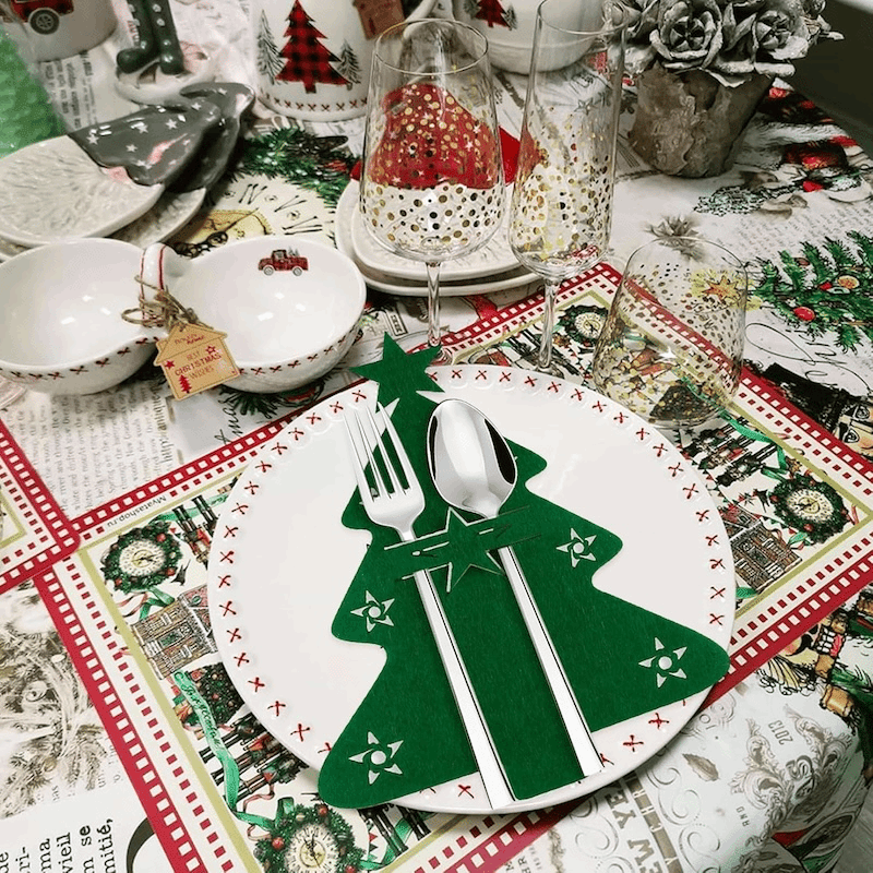 Holiday Felt Tableware Mats (6 Pack)