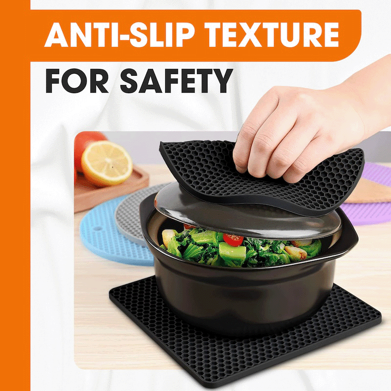 Heat Resistant Silicone Pot Holder (4 Pack)