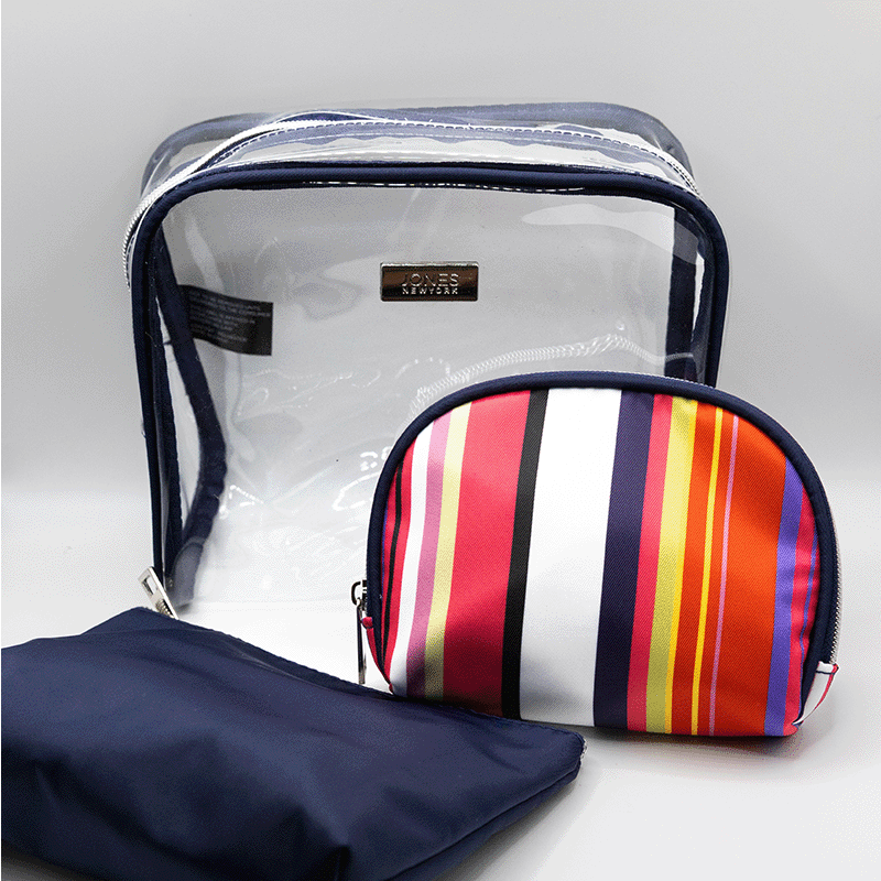 3 Piece Cosmetic Bag Set