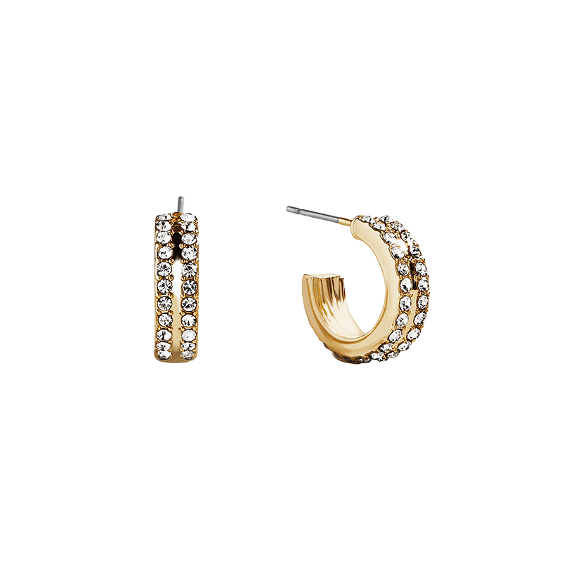 Hoop and Stud Set of 2 Earrings
