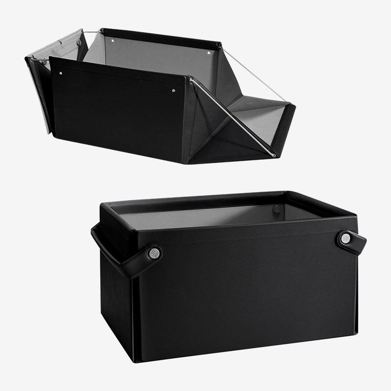 Vegan Leather Basket Duo