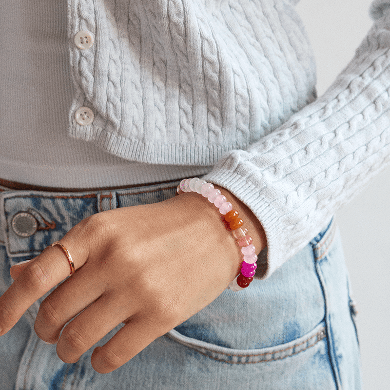 Semi Precious Stretch Bracelet