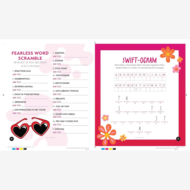 The Unofficial Taylor Swift Sticker and Activity Book: Swiftie Activities to Celebrate Music's Biggest Star