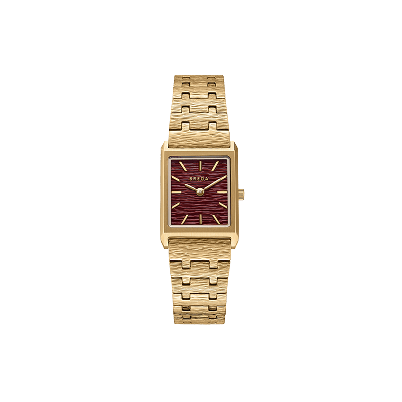 BREDA 'Virgil Revival' Gold and Metal Bracelet Watch
