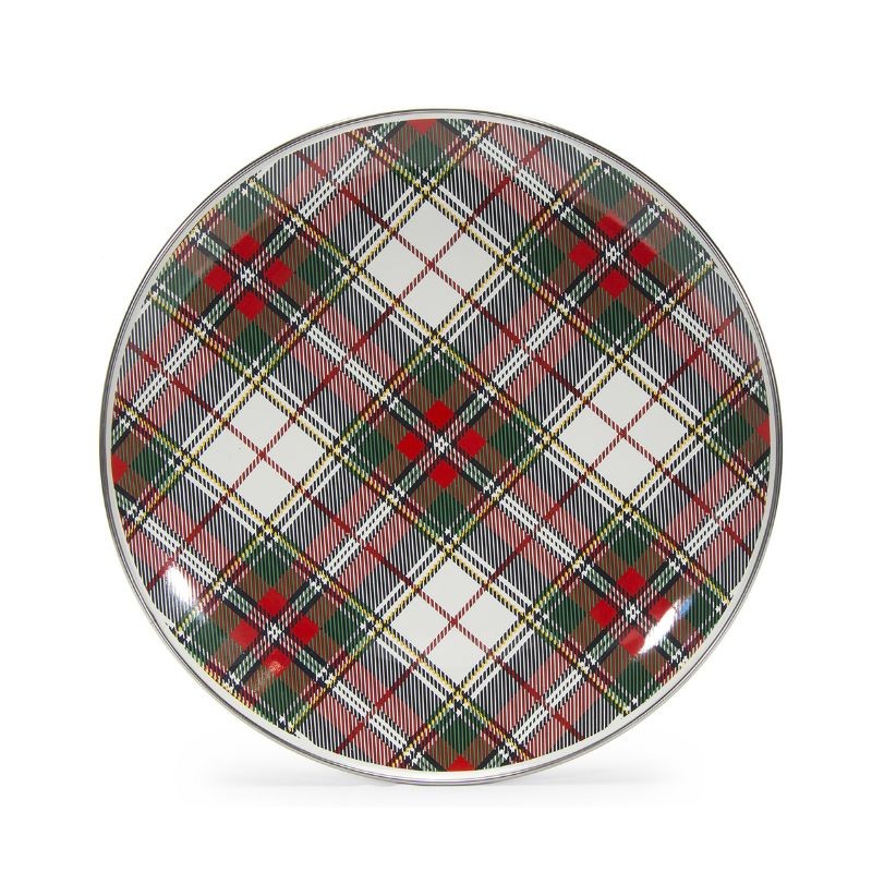 Set Of 4 Highland Plaid Dinner Plates