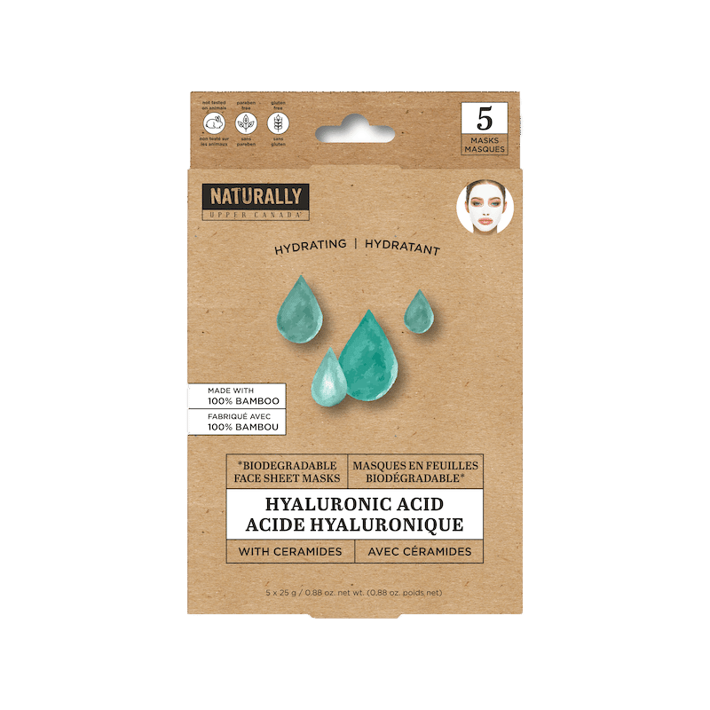 5 Piece Biodegradable Sheet Masks