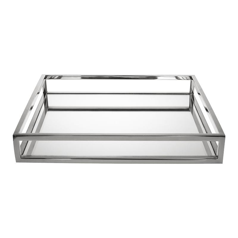12" Nickel Square Tray