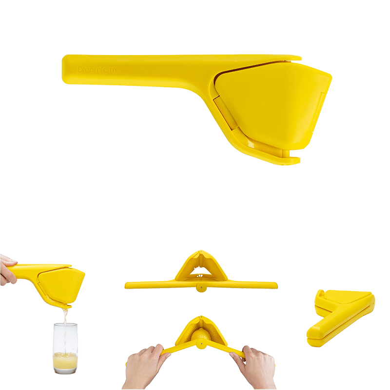 Fluicer - Fold Flat Easy Juicer - Yellow