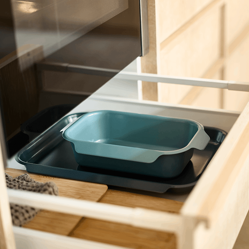 Nest Bake 2lb Non-Stick Loaf Pan with Easy Pull Handles