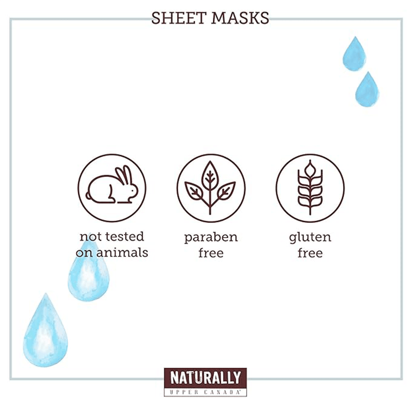5 Piece Biodegradable Sheet Masks