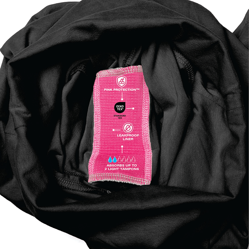 Cotton Stretch Leakproof Foldover Pant Liner